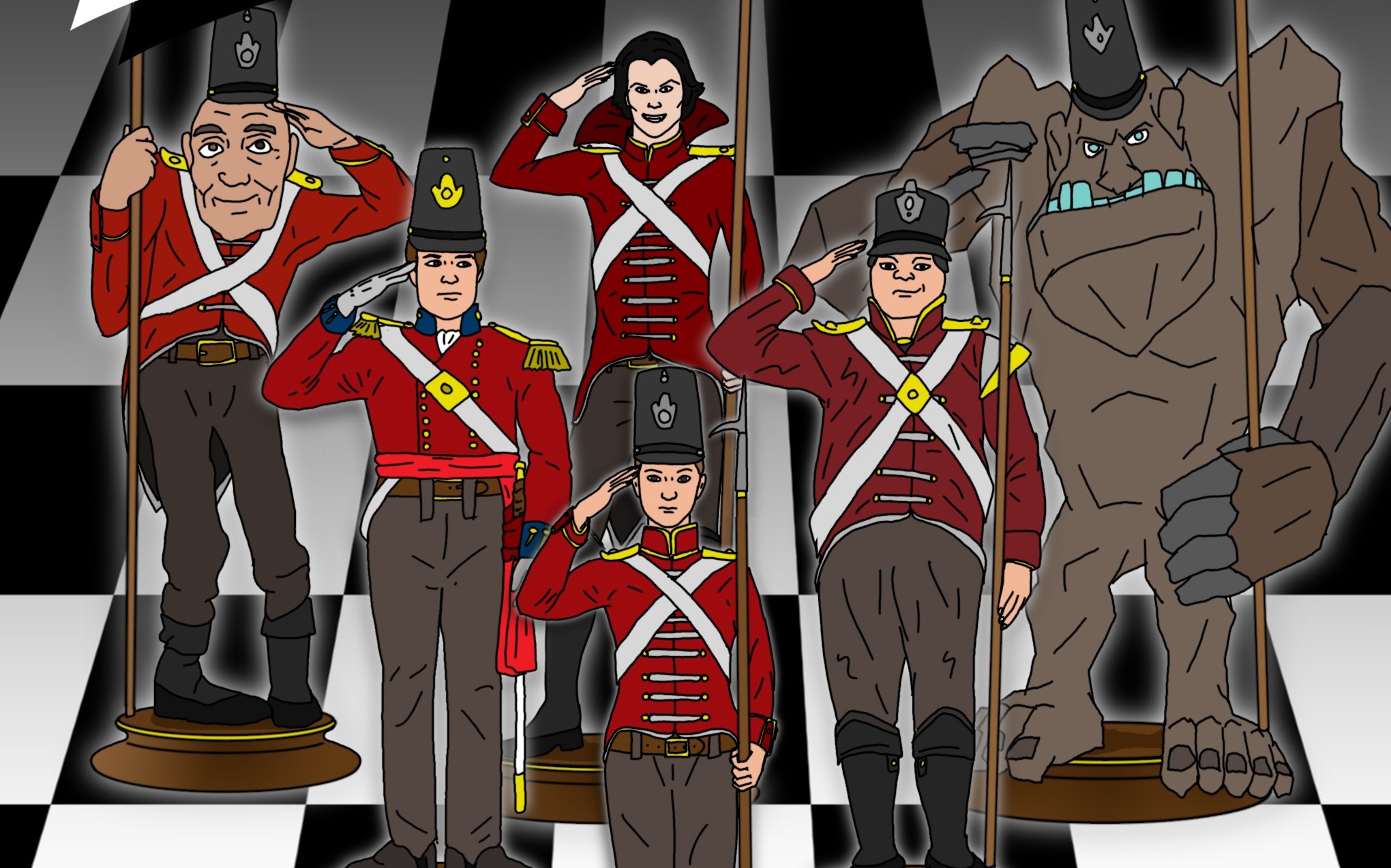 Monstrous Regiment conquer Bristol in costume!