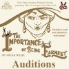 Importance of Being Earnest auditions
