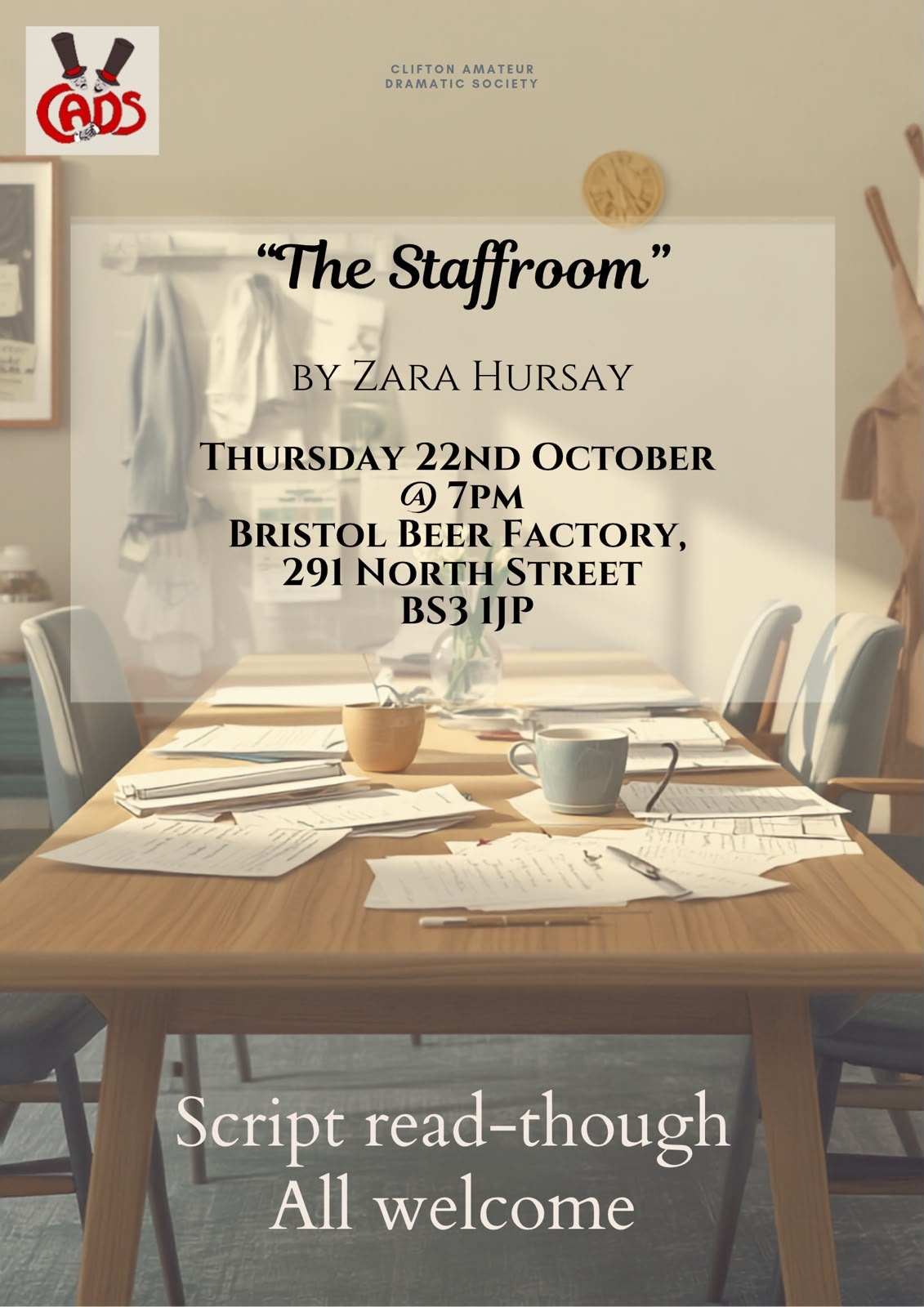The Staffroom readthrough
